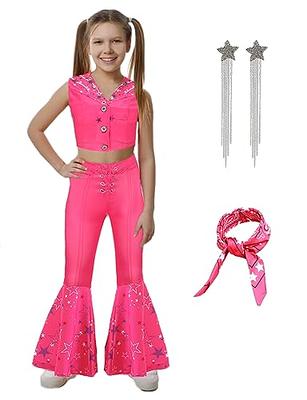 Child's Pink Hippie Bell Bottom Pants - Candy Apple Costumes