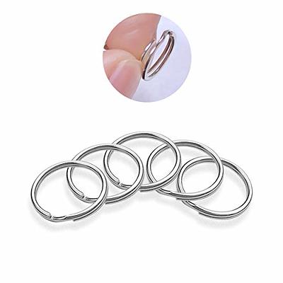 100 Pcs Split Ring, Small Key Rings Bulk Split Keychain Rings DIY Craft  Metal Keychain Connector Accessories (12mm) - Yahoo Shopping