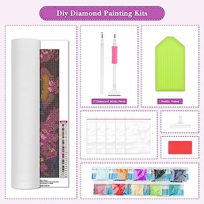  5D DIY Diamond Painting Kit 2 Pack Flower Full Drill