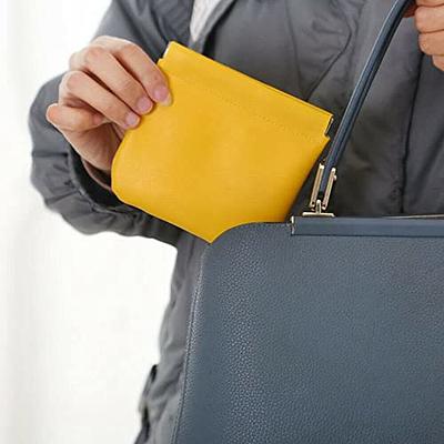  Pouchic - Personalized Snap Closure Leather Organizer Pouch, No  Zipper Self-closing Pocket Cosmetic Bag, Mini Makeup Bag Purse Organizer  Pouches, Pouchic Snap Closure Pouches Travel Purse ( Color : 2P 
