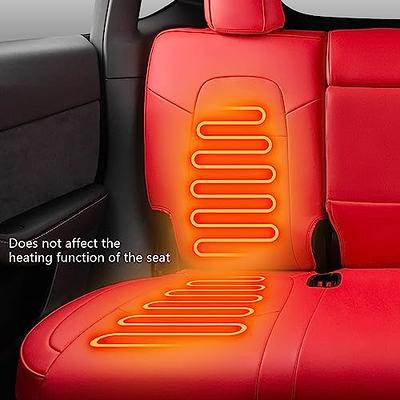 Maysoo Red Nappa Leather Car Seat Covers, for Tesla Model 3 2023 2022-2017  All Season Car Seat Protector with Armrest Cover Accessories(Full Set) -  Yahoo Shopping