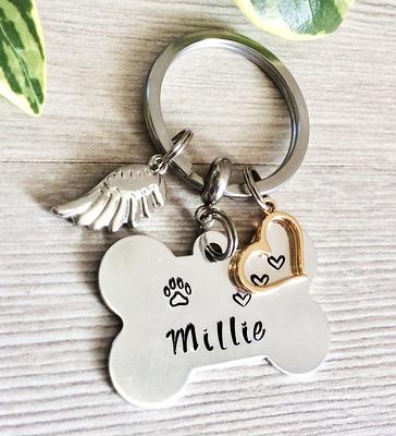 Custom Pet Projection Memorial Keychain with Your Pet Photo as Gift for  Loss of Pet