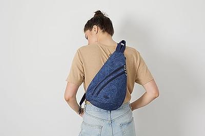 Sakroots on The Go Sling Backpack | Rainbow Wanderlust | Eco Twill