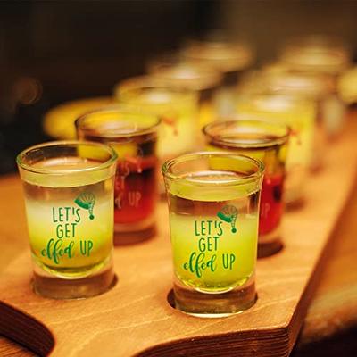 Let's Get Elfed Up - Green Christmas Shot Glasses - Set of 12 Glass Party  Shot Cups with Double-Sided Prints - Holiday Cocktail Glasses for Drinking  Liquor, Tequila, Vodka - Yahoo Shopping