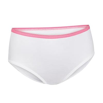 Hanes Girls' 100% Cotton Tagless Panties, Available in 10 and 20