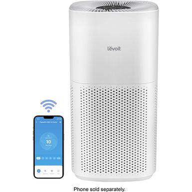 Levoit Smart Wi-Fi Air Purifier with H13 True HEPA Filter, Cleanses the Air,  Covers 290 Sq ft, White 