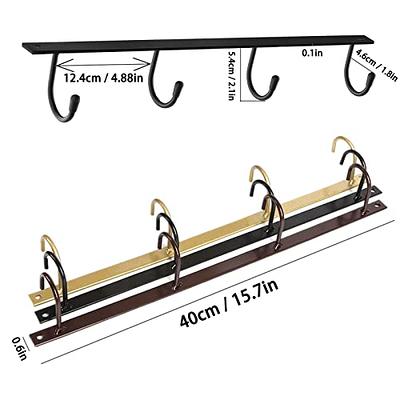 YQBOOM Mug Hanger Under Cabinet 3 Pcs Iron Mug Rack Wall Mounted Coffee Cup  Hanging Rack Mug Storage Organizer for Kitchen Dining Bar Bronze - Yahoo  Shopping