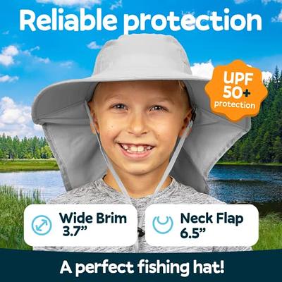 Toddler Summer Hat With Neck Flap Waterproof Kids Swim Hat Baby Uv  Protection Sun Hats Beach Cap For Boys Girls