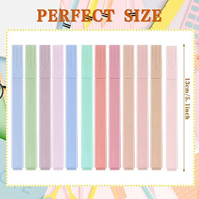 GINCEVHY 18pcs Aesthetic Cute Highlighters Mild Assorted Colors, Soft  Chisel Tip Pastel Bible Highlighters, No Bleed Dry Fast Easy to Hold Marker  Pens for Journal Notes School Office Supplies - Yahoo Shopping