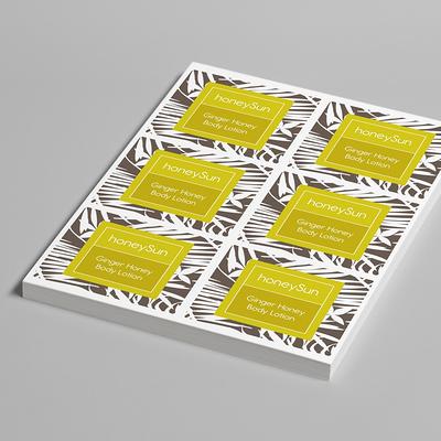 Custom Rectangle Labels & Stickers - Matte White - Avery