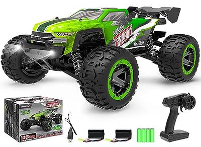 HAIBOXING 1:18 Scale RC Monster Truck 18859E 36km/h Speed 4X4 Off Road  Remote Control Truck,Waterproof Electric Powered RC Cars All Terrain Toys  Vehicle with 2 Batteries,Xmas Gifts for Kid and Adults 