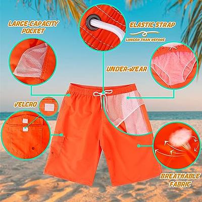 Quick Dry Beach Board Shorts for Men Novelty Pineapple Tropical