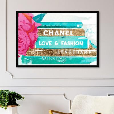 Chanel fashion wall art print.