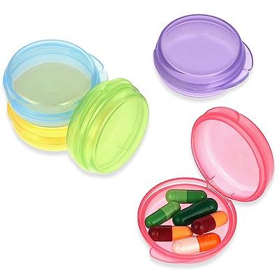 Yewltvep Pill Bottle Organizer, Medicine Organizer Box, Travel Medicine Bottle Organizer Storage, Hard Shell First Aid Case, First Aid Box Empty for