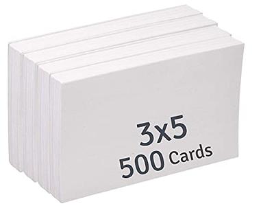 Oxford Blank Index Cards, 5 inch x 8 inch, White, 100/Pack (50)