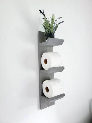 Wooden Toilet Roll Stand, Bathroom Toilet Paper, Washroom Storage