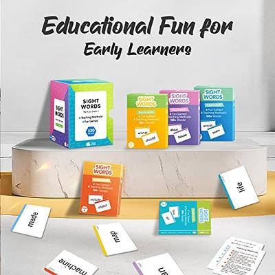 Sight Words Flash Cards Kindergarten - 120 High Frequency Words from  Dolch's and Fry's Sight Word List for Ages 7-8 Years