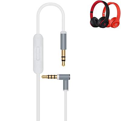 BUTIAO Major iv Major 4 - Cable de extensión de audio de repuesto con  micrófono y micrófono de control remoto para auriculares Marshall Major 2  II