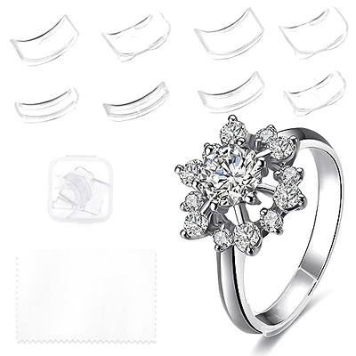 Ring Size Adjust for Loose Rings Invisible Transparent Ring Adjusting  Rubber Sticker Ring Size Reducer Jewelry