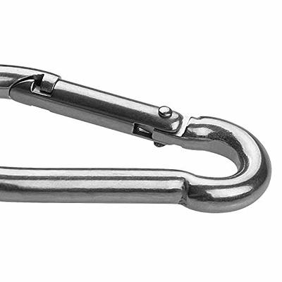  20 Pack 3 Aluminum Carabiner Clip, Large D Ring Carabiners  Keychain Clip Spring Snap Hooks, Carabiner for Keys, Dog Leash, Outdoor  Camping Hiking Accessories (Black) : Sports & Outdoors