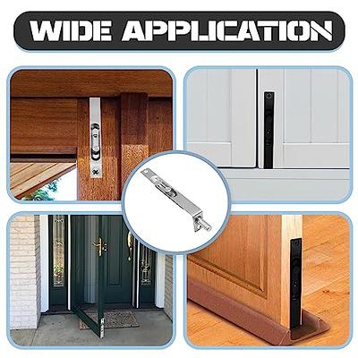 Door Flush Bolt Guard Concealed Slide Bolt Lock - Concealed