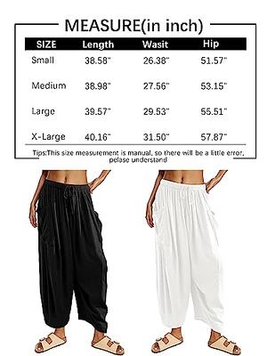  Womens Linen Palazzo Pants 2023 Lightweight Harem Pants Cotton  Blend Casual Wide Leg Pants Baggy Trousers with Pocket Beige : Clothing,  Shoes & Jewelry