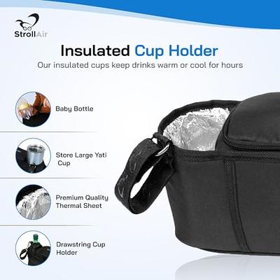 Universal Stroller cup Holder 2 In 1 Twin pram water milk bottle