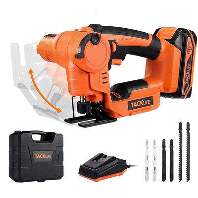 TACKLIFE 20V 2A Max Reciprocating Saw with Lithium Battery