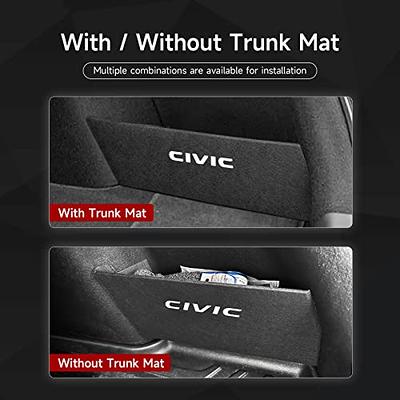 Car Rear Trunk Organizer Side Divider Board Logo Emblem Badge