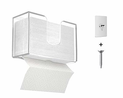  Upgraded Calegency Paper Towel Holder Under Cabinet, Wall  Mounted Paper Towel Dispenser, Matte Black SUS304 Self-Adhesive and  Drilling Optional Large Paper Towel Roll Holder for Bathroom, Kitchen, RV