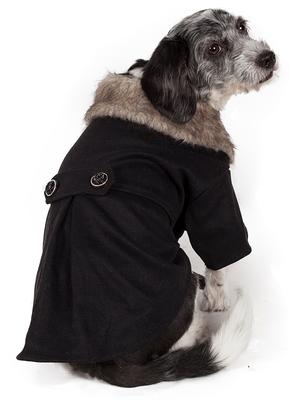 Pet Life 'Cap-Tivating' UV Protectant Adjustable Fashion Dog Hat Cap - Black - Medium