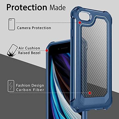 SunStory for iPhone SE 2022 Case, iPhone SE 2020/8/7 Case with Tempered  Glass Screen Protector & Magnetic Ring Kickstand,[Military Grade] Cover for