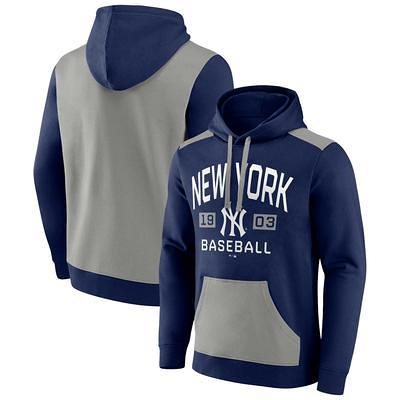 New York Mets Fanatics Branded Arctic Pullover Hoodie - Gray/Royal