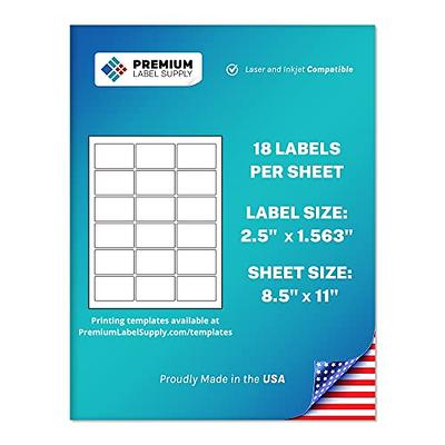 NefLaca Full Sheet Address Shipping Label, 8.5 x 11 Shipping Address  Labels, 100 Sheets Sticker Labels for Laser & Ink Jet Printers