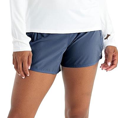 Forever 21 Women's Seamless Active Gradient Biker Shorts in Blue