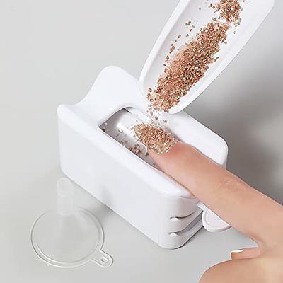 Double Layer Dip Powder Recycling Tray System with Scoops Nail Powder  Storage Box Glitter Collection Acrylic Powder Holder