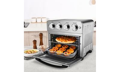 Costway 21.5QT Air Fryer Toaster Oven 1800W Countertop Convection Oven w/  Recipe