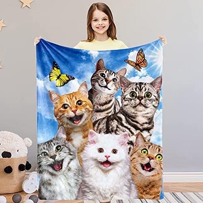 Fleece Throw Blanket Fluffy Fleece Throw Blanket Soft Plush Blankets and  Throws (Halloween Style-02, 50x60)