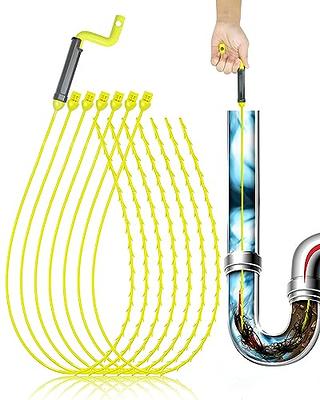 Sink Snake Drain Clog Remover Tool, Drain Cleaner Hair Clog Remover Tool,  Drain Hair Remover Plumbers Snake, Drain Cleaner Sticks, Easy And Quick Unclog  Sink Drain, Kitchen, Shower, Tub - Temu
