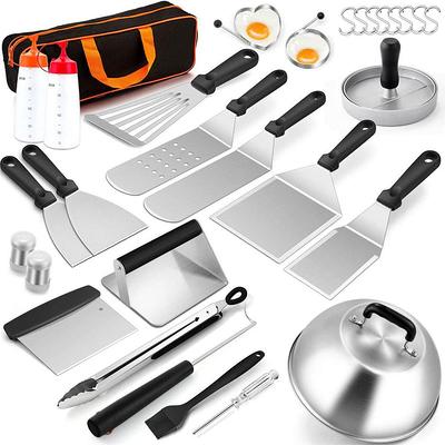 Dyiom 38-Piece Stainless Steel BBQ Grill Accessories Set in Brown