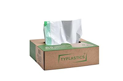 TYPLASTICS Drawstring Trash Bags, 30 Gallon Multipurpose Heavy Duty Garbage Bags, 65 Count