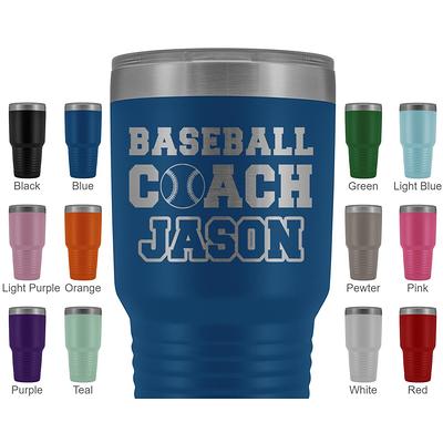 Personalized Baseball Coach Birthday Gift Tumbler For Women & Men, Meaning  Appreciation Gift, From Team - Yahoo Shopping