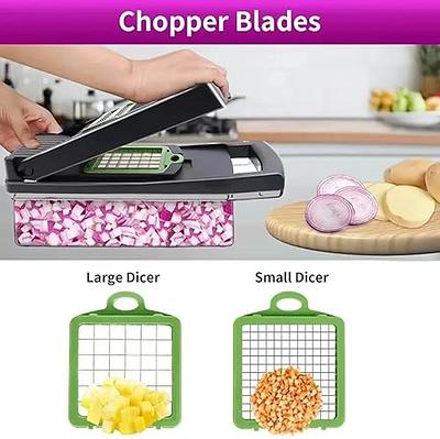 Vegetable Chopper Durable Healthy Easy to Clean Dishwasher Safe with  Container for Onions And Garlics Home Kitchen - AliExpress