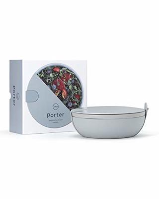 W&P Porter Dressing Container w/ Lid |Charcoal 1.5 Ounces (Pack of 2) |  Leak & Spill Proof, Salad Dressing, Salt, Toppings, Food Storage, Airtight