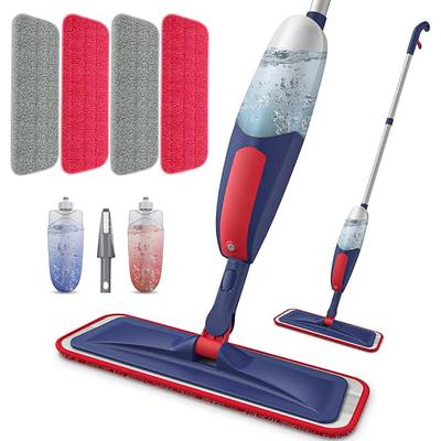 Spray Mops for Floor Cleaning - BPAWA Microfiber Spray Floor Mop Flat Dust  Mop for Hardwood Laminate Tile Wood Kitchen Floors, Dry Wet Mop with