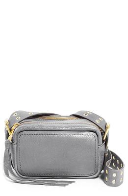 Kate Spade Morgan Crystal Inlay Saffiano Leather Crossbody Bag in Gray