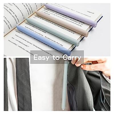 Temiary 6Pcs Retractable Gel Pens for Journaling, Black Ink Fine Point  Smooth Sketching Aesthetic Cute Pen, Quick Dry No Bleed & Smudging, Pastel
