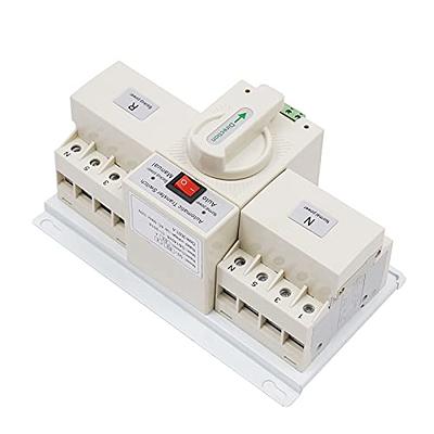 2P/4P 63A Generator Changeover ATS Switch Dual Power Automatic Transfer  Switch AC 110V 63A 4P Dual Power Generator Changeover Switch 150×137×118mm  50HZ/60HZ - Yahoo Shopping