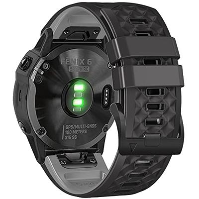 QuickFit 20mm 22mm 26mm Strap For Garmin Fenix 7X 7 Solar/6X 6 Pro 5 5X  Plus 3 3HR/Epix Smartwatch Watch Band Silicone Bracelet