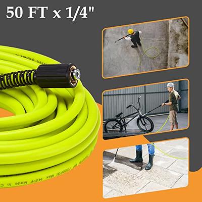 M MINGLE High Pressure Washer Hose Reel 150ft, Heavy Duty Steel